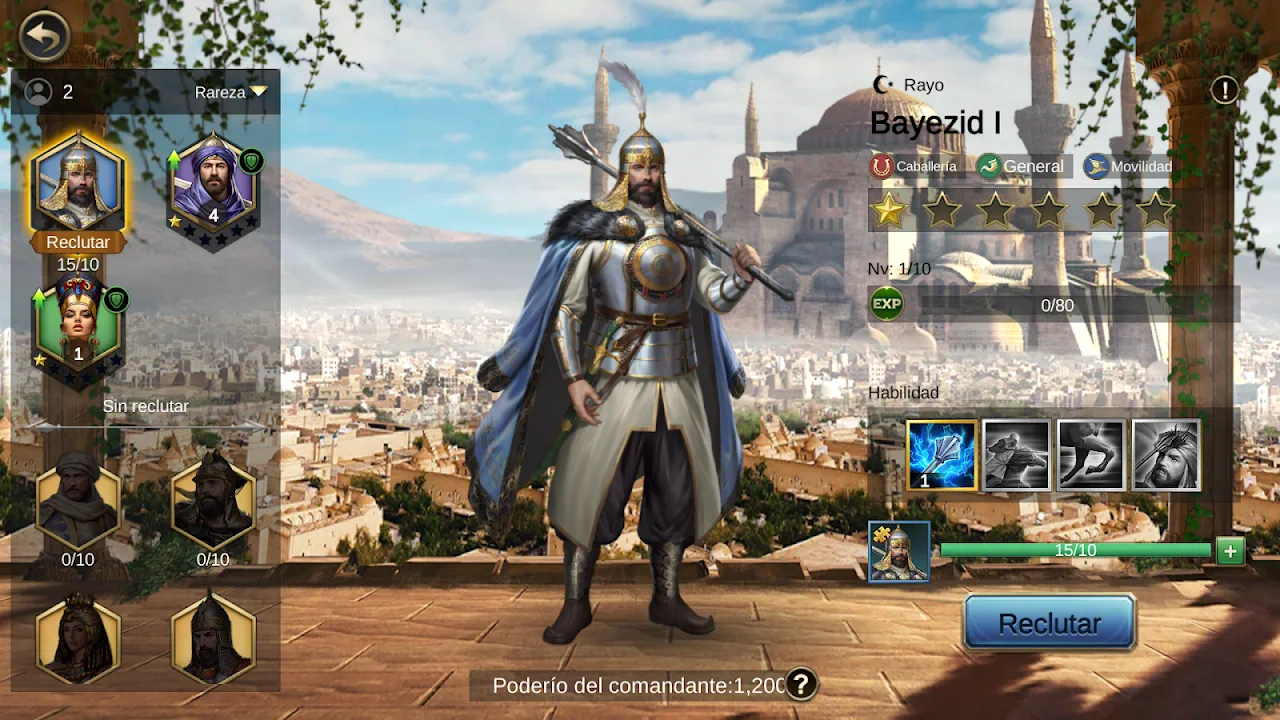 Comandante Bayezid I en ThroneWars